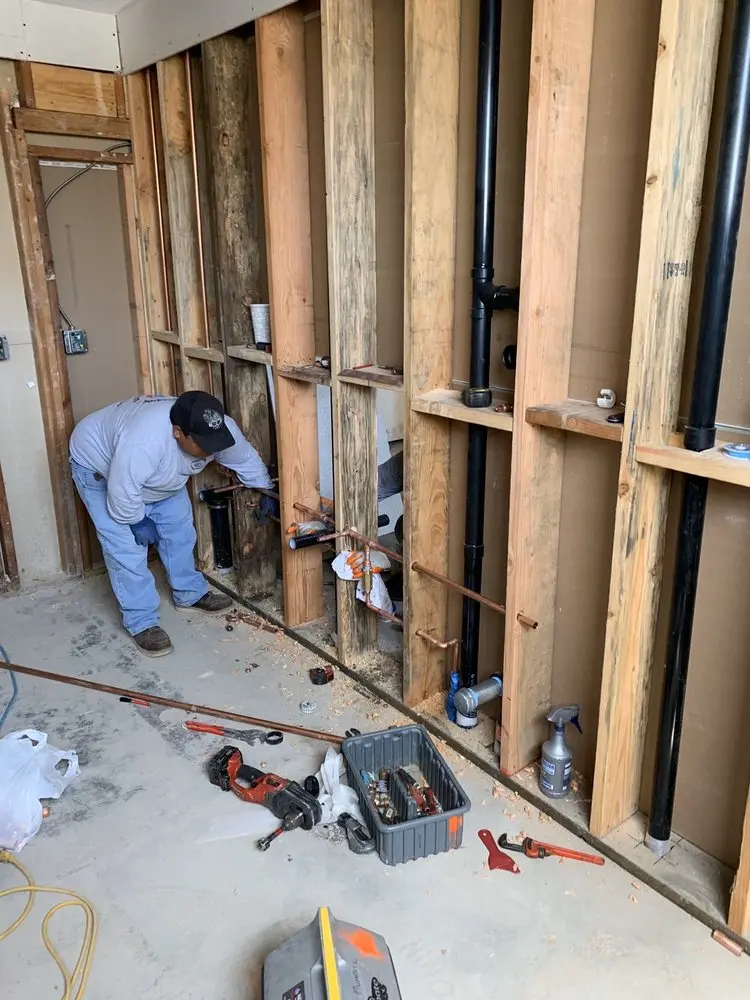 Commercial rough-in plumbing for Water Heater Replacement in Princeton Junction